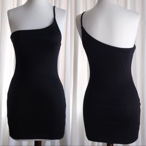 Mini black dress | S
